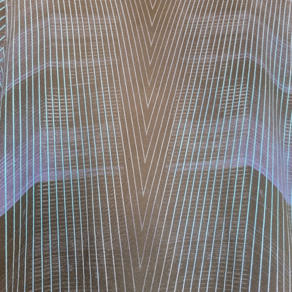 COCURATA Graphic T Evan Gruzis Limited Edition VisionQuest Blue Abstract Stripes - Picture 2 of 9